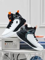 Nuevos Zapatos De Baloncesto Para Hombres Alto-Top Antideslizantes Deportivos De Entrenamiento Transpirables Botas De Pies Profesionales Microfibra Free Flexible EVA Suave PVC Ruedas De Bola - details 4