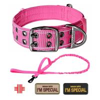 Collar Pesado Para Perros Con Manija Resistente Y Reflejante Para Entrenamiento Caminatas O Caza Adecuado Para Grandes Razas - details 6