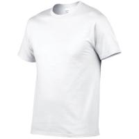 Camiseta De Algodón Suelta Para Hombre Estampado Sólido Cuello Redondo Manga Corta Deportiva Transpirable Y De Secado Rápido - details 11