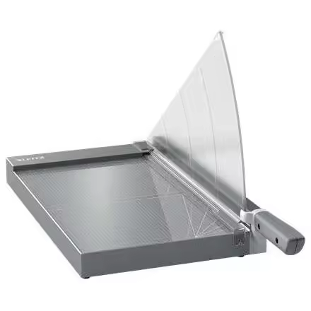 Guillotina de Papel Leitz Precision Office Pro A4+ - Corte Acero Rectificado - Abrazadera Manual - 1