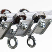 Gancho De Acero Con Rodamiento Circular Para Levantamiento De Cables Resistentes Y Angulares Soporte Para Alambre De Acero Pulley De Angulo 40/50 Herramienta Manual - details 0