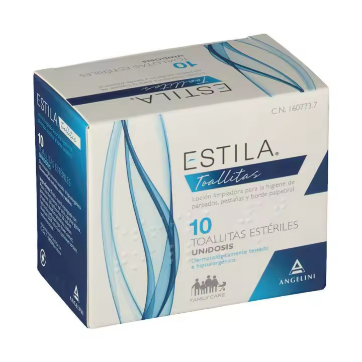 Toallitas para Ojos Estila 10 Unidades - Cuidado de la Piel Fácil y Refrescante - 1