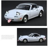 Coche De Carreras De Metal MAZDA MX-5 1:24 Con Sonido Y Luz Simulación De Coche Deportivo Aleación De Juguete Coleccionable Para Niños - details 13