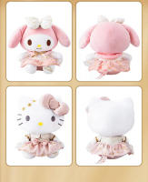 Muñeco De Peluche Sanrio Hello Kitty Kuromi Melody Cinnamoroll Suave Cojín Regalo De Cumpleaños Para Amiga Girlfriend Material Poliéster Relleno De Algodón PP - details 15