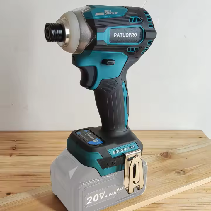 Kit De Destornillador Inalámbrico De Impacto Con 4 Velocidades Y 3 Luces LED Para Batería Makita 18v (Sin Batería) Herramienta Eléctrica Para DIY En El Hogar - 1