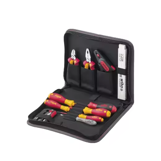 Wiha Juego de herramientas para electricistas en surtido, de 33 unid., incl. funda para herramientas (41241) - 1
