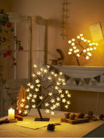 Lámpara De Mesa LED Sakura Con Control Remoto USB Para Decoración De Navidad Y Fiesta Luz De Árbol Para Dormitorio Hotel Tienda - details 10
