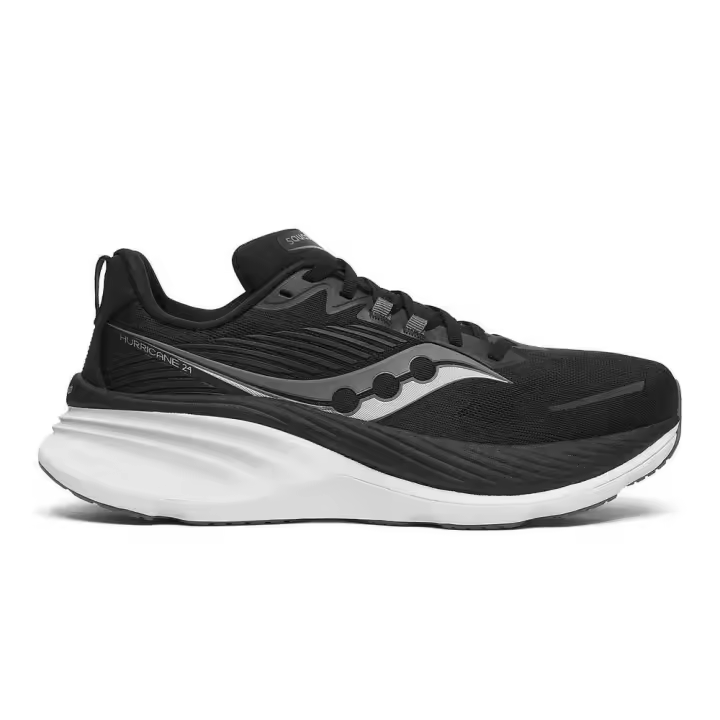 Calzado hombre Zapatillas running Saucony Zapatillas Running Hurricane 24 Negro - 1