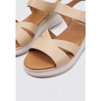 Sandra Fontán LEDA Sandalia Con Cuña Mujer Beige - details 1
