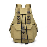 Mochila DIDABEAR De Lona Para Hombres Gran Capacidad Mochila Casual Para Escuela Viaje Con Manijas Suaves Y Cierre De Cadena - details 14