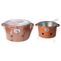 ProGarden Barbacoa de cubo con 2 asas mate 34,5 cm parrilla de jardín Color orange,  Negro,  Verde y mas - details 0