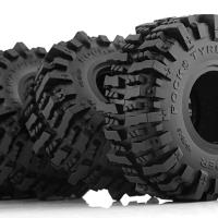 4PCS Neumáticos De Goma Para RC Crawler 1:10 Axial SCX10 90046 AXI03007 TRX4 Redcat Gen8 Tamaño 118 MM 1.9" Color Rojo - details 7