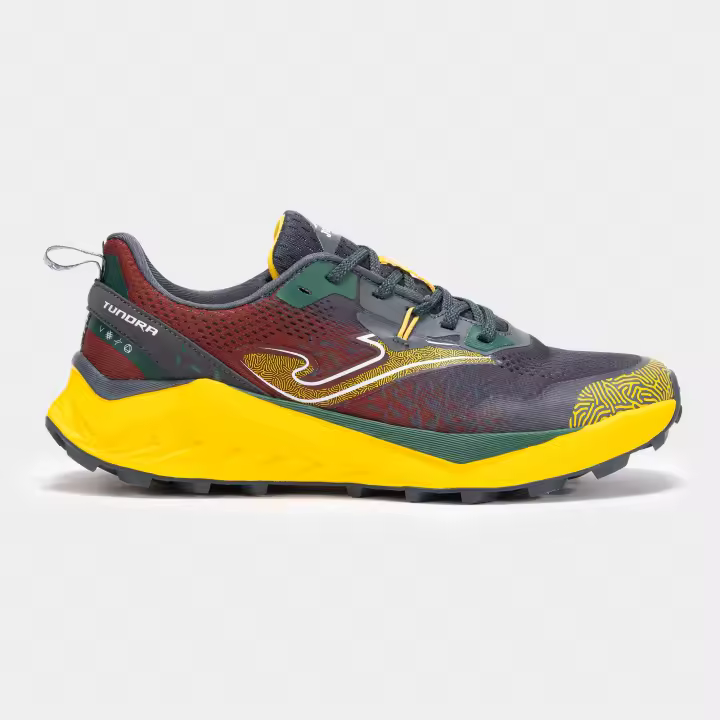 Zapatilla Trekking Hombre Joma Tundra 2522 Negro Granate Ligera y Transpirable - 1