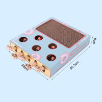 Juguete Interactivo Para Gatos Caixa Juego De Laberinto Educativo Con Ratoncillos Divertido Y Desafiante Con Rascador 3 En 1 - details 6