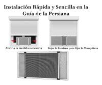 Mosquitera Extensible de Aluminio Blanco para Ventanas, Pantalla Antimosquitos Ajustable con Malla de Fibra de Vidrio, Protección Eficaz contra Insectos, Moscas y Mosquitos, Fácil de Instalar - details 6
