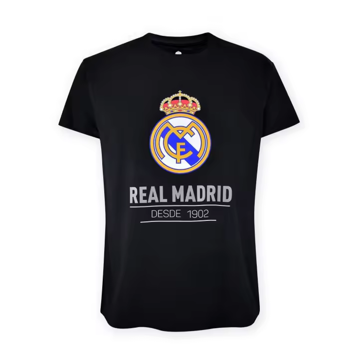 Camiseta negra Real Madrid Legacy - Jersey de fútbol para fans del equipo nacional - 1