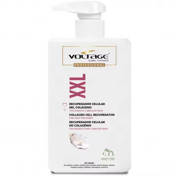 Voltage Cosmetics Recuperador Celular de Colágeno Marino 1000ml Tratamiento Capilar Intensivo - 1