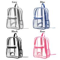Mochila Deportiva De PVC Transparente Impermeable Para Viajes Y Fitness Gran Capacidad Con Hombros Visibles Bolsa De Viaje Casual - details 1