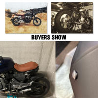 Escape De Moto Retro Vintage Clásico Electroplata Para Cafe Racer Bobber Chopper Custom Material De Acero Inoxidable Universal - details 22