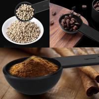 Paquete de 10 cucharas y tazas medidora, utensilios de cocina, tazas medidora y cucharas de plástico, perfecto para ingredientes secos y líquidos-Ayuda de dosificación - details 3