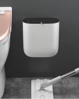 Bandeja De Basura Montada En La Pared Con Tapa 10L Caja De Basura Colgante Para Cocina Y Baño Ecológica De Plástico - details 3