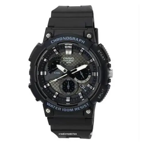 Casio 5490 MCW-200H-1A2 - Reloj Cronógrafo Deportivo con Diseño Resistente, Función de Cronómetro y Resistencia al Agua 100M - 1