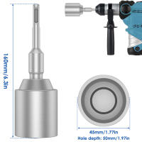 Herramienta De Driver Para T Post De Terreno 30/45/65mm Durable De Acero Forjado Bit De Taladro Compatible Con Todas Las Herramientas SDS-PLUS - details 3