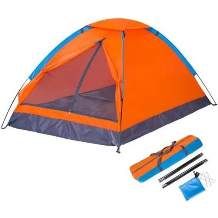 Tienda de Campaña para Dos Personas Camping Medidas 200 x 140 x 110 cm - 1