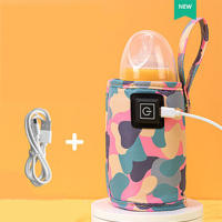 Bolsa Aislada Para Botella De Alimentos Infantis Calentador De Leche Y Agua USB Para Paseos En Carrito De Compras Uso Exterior - details 16