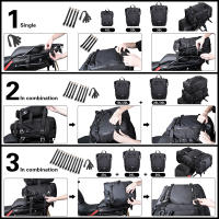 Bolsa Trasera De Motocicleta Impermeable De 30L 20L 10L Con Bolsa Interior Almacenamiento De Sillín Estuche De Motocicleta Equipaje - details 6