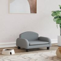vidaXL Cama para perros de tela 50x40x30 cm sofá para perros Color Crema,  Gris claro,  Gris oscuro y mas - details 1
