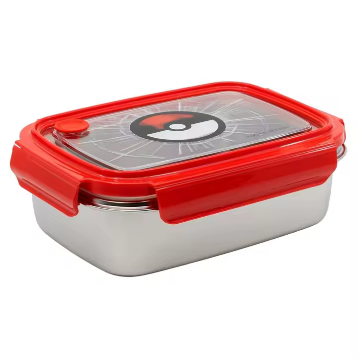 Pokemon Sandwichera Acero Inoxidable Pokémon Contenedor Comidas - 1