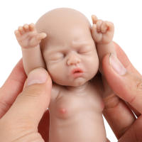 Muñeca De Bebé Reborn De Silicona 100% IVITA 7" Realista Para Niñas Juguete Educativo Anti-Stress Muñeca De Tamaño Miniatura Dormida - details 4