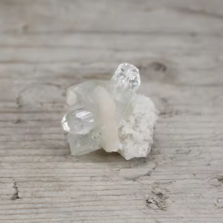 Combinación de Stilbite con Apophyllite 20-30mm - 1