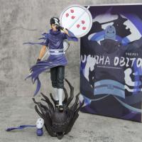 Figura De Acción Naruto 27cm Uchiha Obito Akatsuki Interchangeable Cabezas Juguete Coleccionable Para Niños Y Adultos - details 4