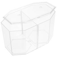Acuario Octogonal Para Peces Betta Y Guppys Caja De Incubación De Alimentos Acrílico Transparente Para Reproducción De Peces En El Hogar - details 5