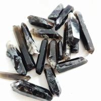 Piedra Natural De Smokey Quartz Espécimen De Punto De Cristal Lemurian Para Energía Hechizos Reiki Decoración Del Hogar Mineral De Piedra Cruja - details 1
