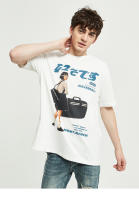 Camiseta Hip Hop Casual Para Hombres 2023 Estilo Harajuku Con Poster De Niña Japonesa Manga Corta Prenda Suelta De Algodón Impresión Gráfica De Calle - details 3