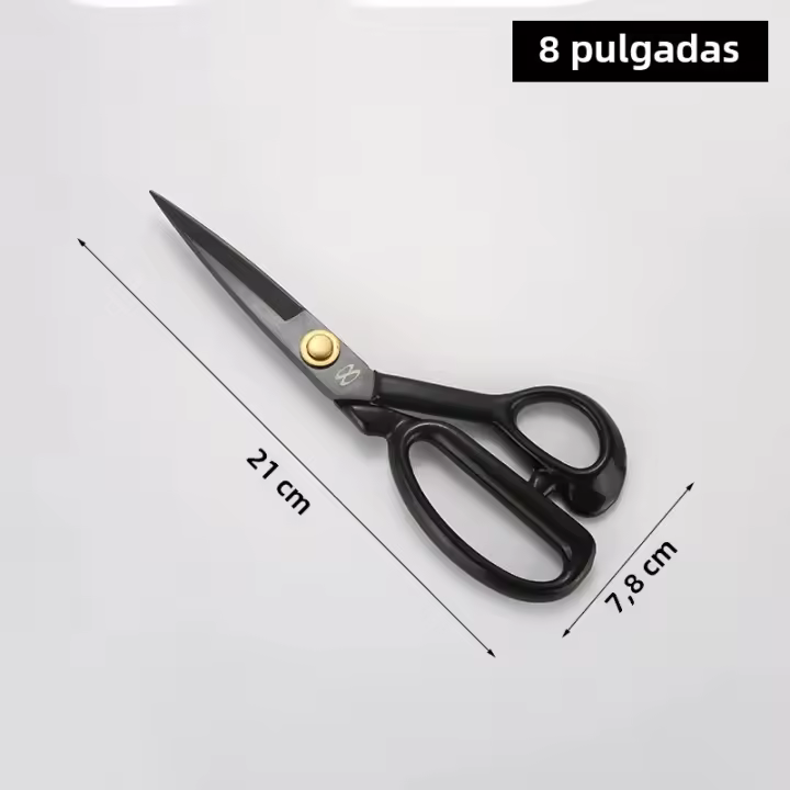 Tijeras De Costura Profesional En Acero Inoxidable Para Telas Y Cuero Herramienta De Corte Para DIY Accesorios De Costura Vintage - 1