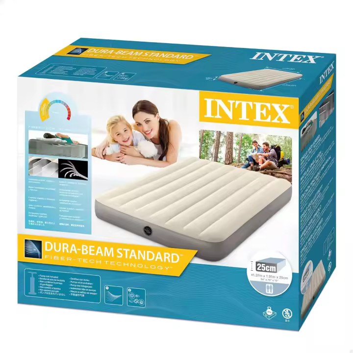 Intex 64102 - Colchón hinchable, medidas 137x191x25 cm - 1