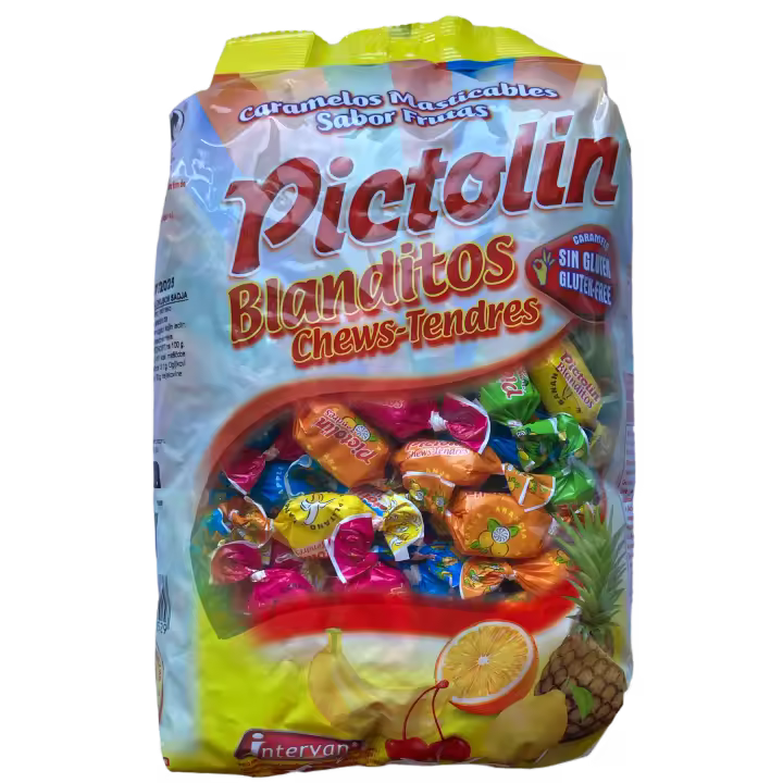 Pictolín Masticables Sabor Frutas (220 ud aprox) 1 kg - 1