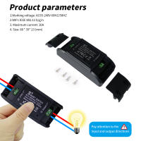 proAMEDEN Interruptor Inteligente Wifi 10A Compatible con Alexa y Google Home funcciona con Tuya y Smart Life - details 1