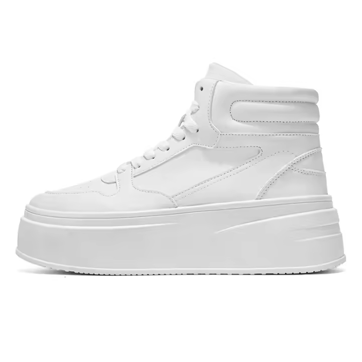 Zapatos De Baloncesto Casuales Para Hombre Botas De Tobillo Altas Plataforma Zapatillas Deportivas Con Suela Gruesa Para Exterior - 1