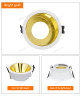 Spotlight LED MR16 Module En Color Blanco Y Negro Instalación Enclavada En Aluminio Redondo Gu10 Foco Bajo Para Decoración De Habitaciones - details 14