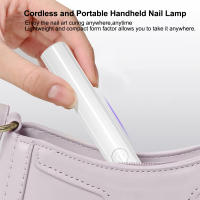 Lámpara LED UV Portátil Para Uñas Peicon Secado Rápido De Arte De Uñas Lámpara LED Profesional Para Uñas Recargable - details 8