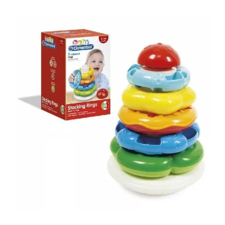 Juguete Anillas Apilables para Bebé Clementoni +6 Meses - 1