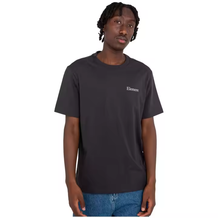 Camiseta Element modelo Sbxe Family Ss  Tees Kta0 para hombre en color negro - 1