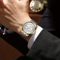 Reloj Mecánico Automático Para Hombre Dianpai De Acero Inoxidable Resistente Al Agua Con Calendario Y Luz Nocturna Escala Digital - details 9