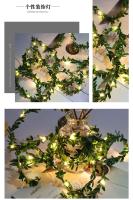 Luces De Hilo De Fairy LED Pequeñas Hojas Para Decoración De Navidad Y Bodas Jardín Calle Lámpara De Año Nuevo Exterior - details 3