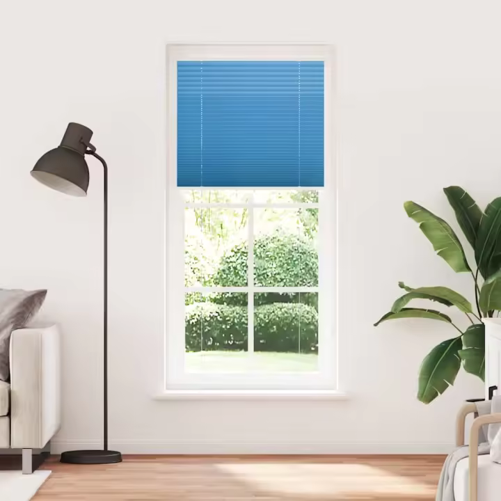 Estor Plisado azul 100x200 cm Tela Ancho 99,4 cm Poliéster - 1